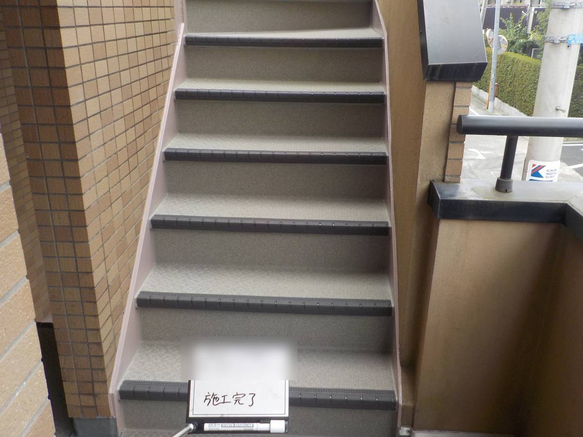 鉄骨階段 施工完了