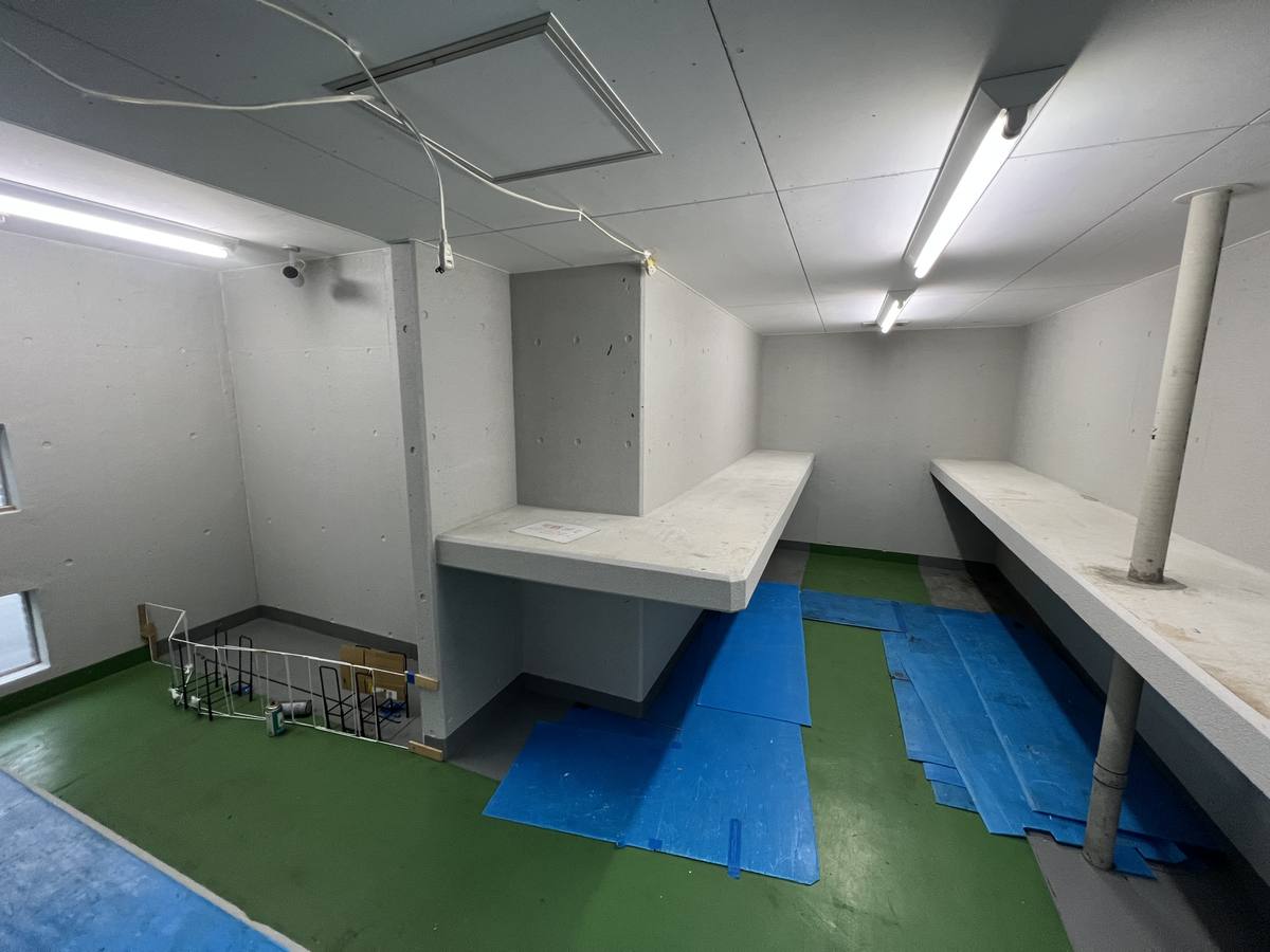内壁塗装工事(ゴミ置場) 施工完了