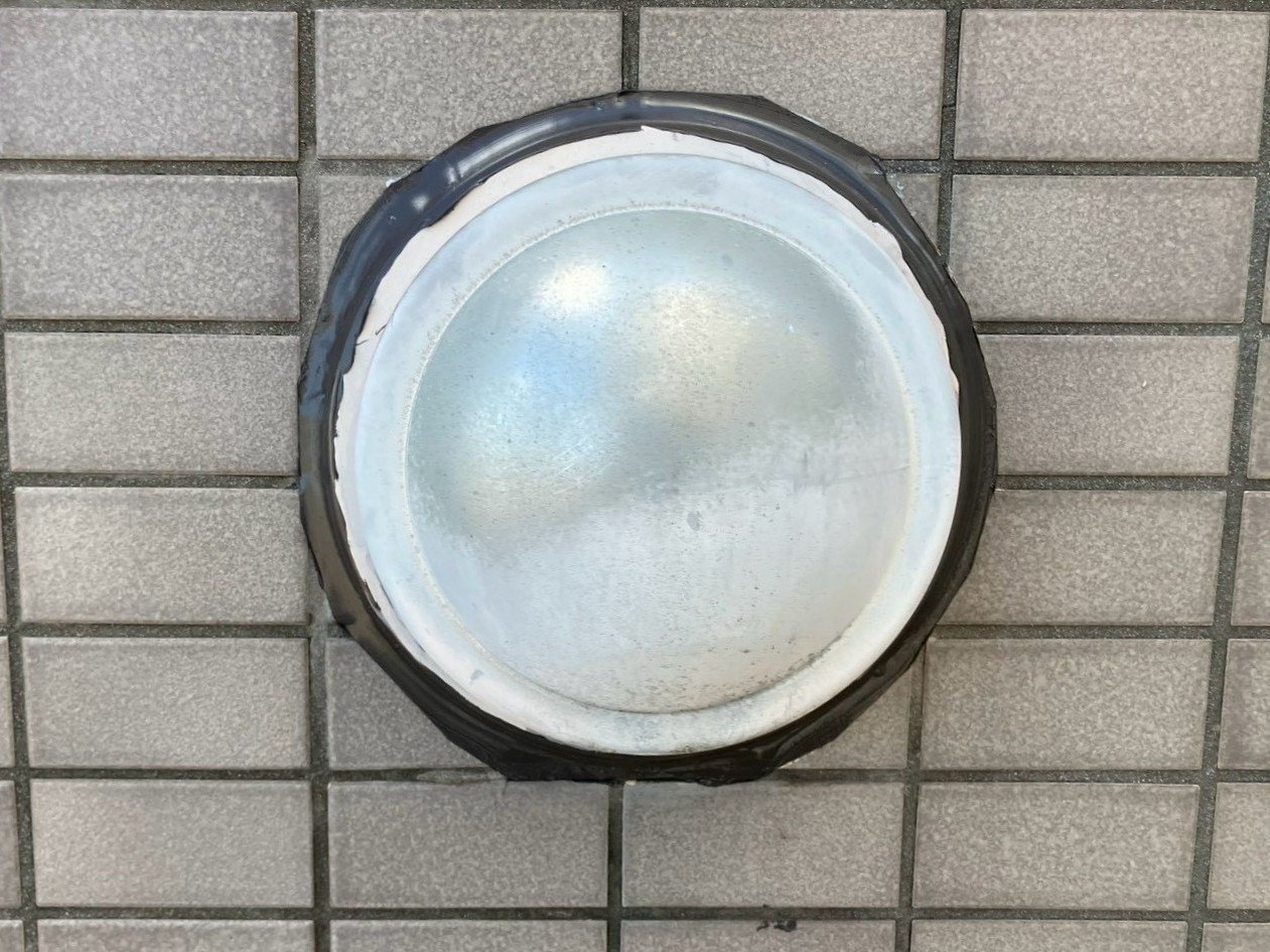 分譲マンション 換気ガラリ廻りシール工事 施工後